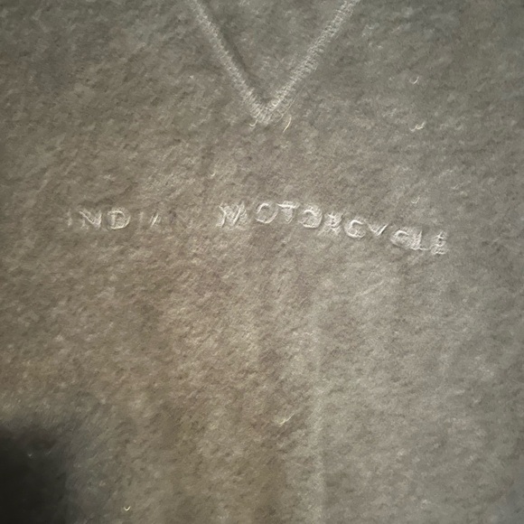 INDIAN MOTORCYCLE vintage fleece sweatshirt Size M Made in Canada EUC - Picture 2 of 6